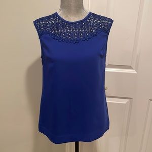 Reiss sleeveless top in Royal Blue